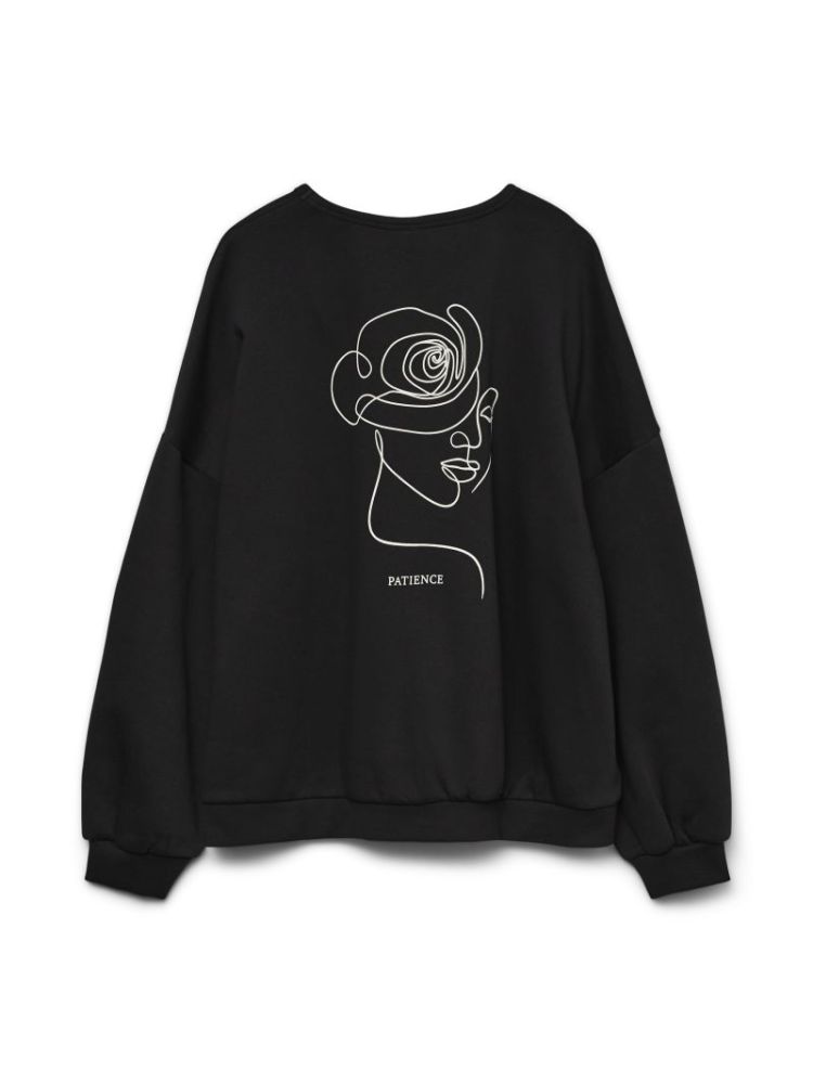 VMTHEA MALY LS SWEAT BOX JRS 177868003 Black