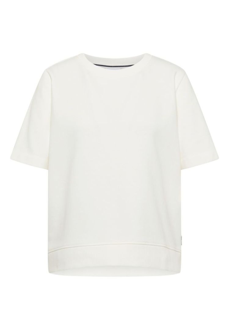 Sweater met korte mouwen 13474 vanilla w