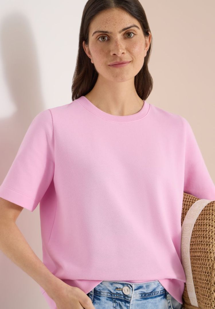 Sweater met korte mouwen 17600 light blu