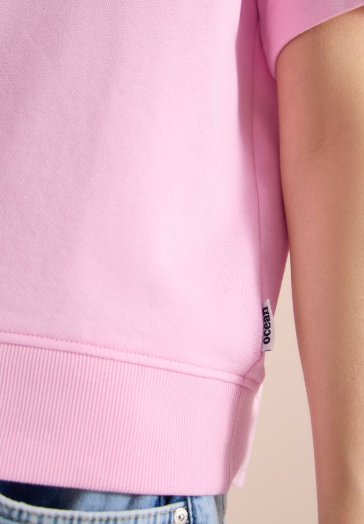 Sweater met korte mouwen 17600 light blu