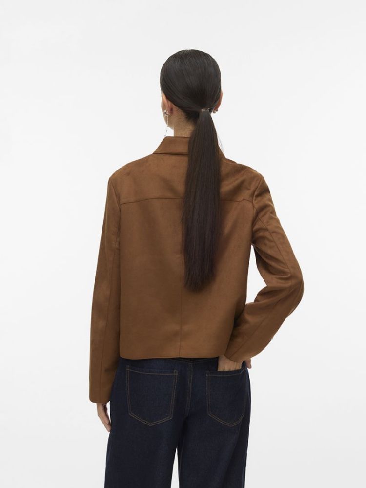 VMJOSE KELLY SHORT JACKET GA N 195781 Cognac