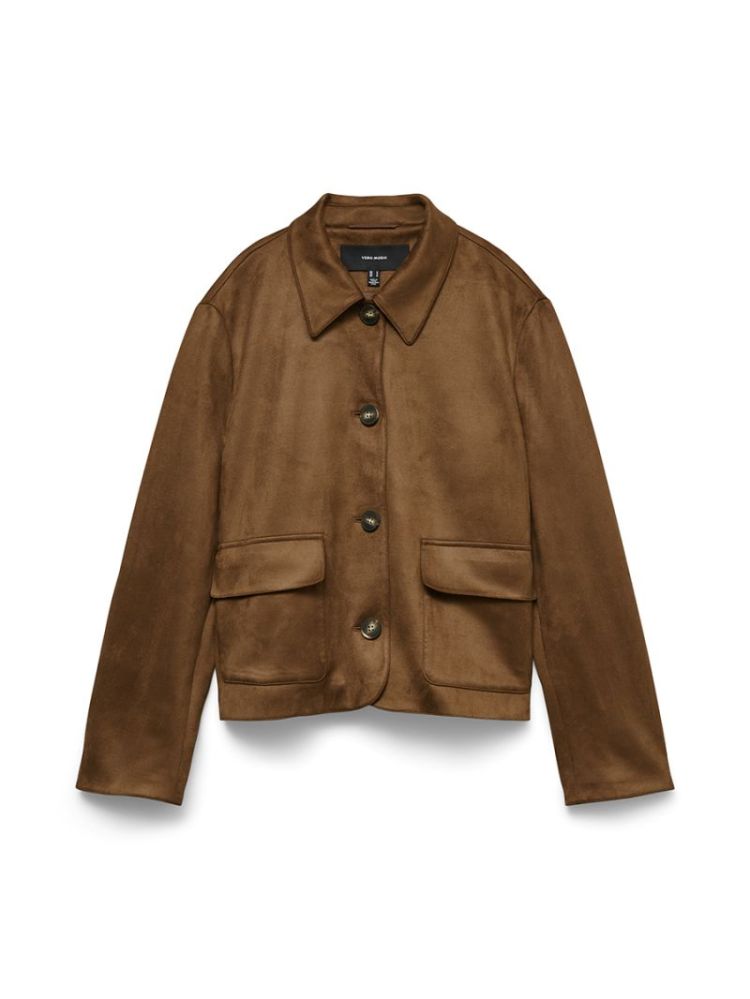 VMJOSE KELLY SHORT JACKET GA N 195781 Cognac