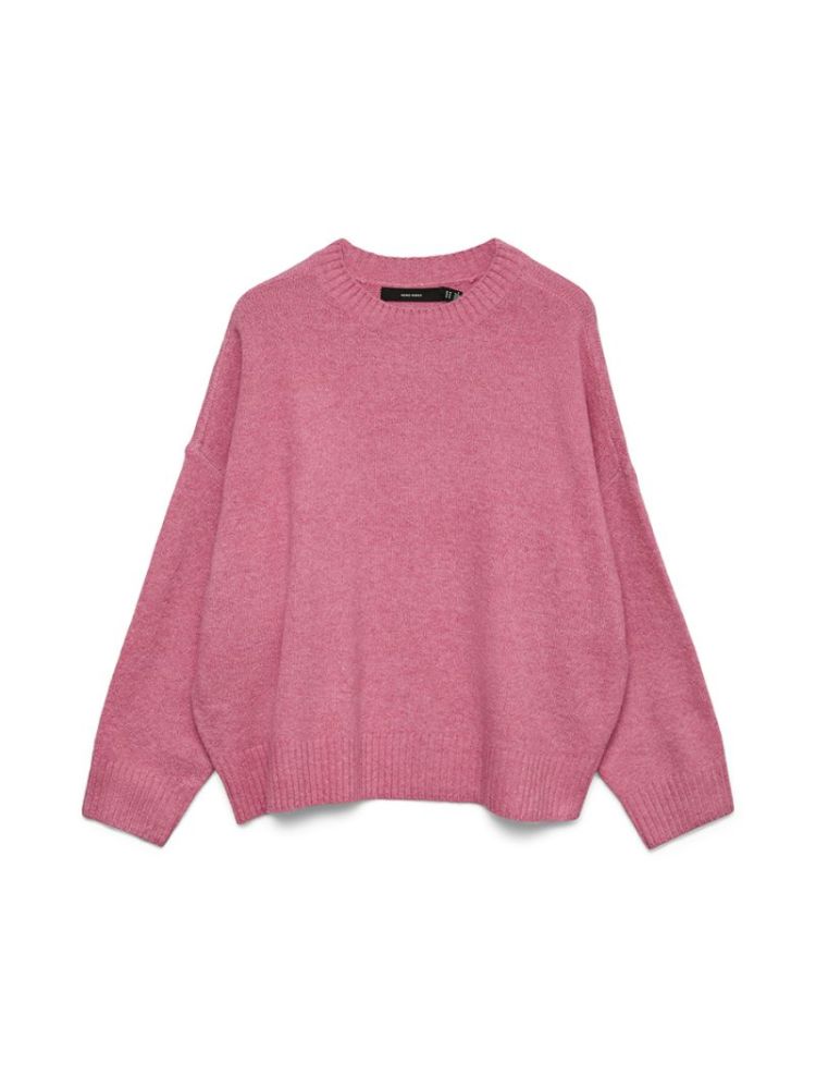 VMBOOM LS O-NECK PULLOVER GA N 294297001 Pink