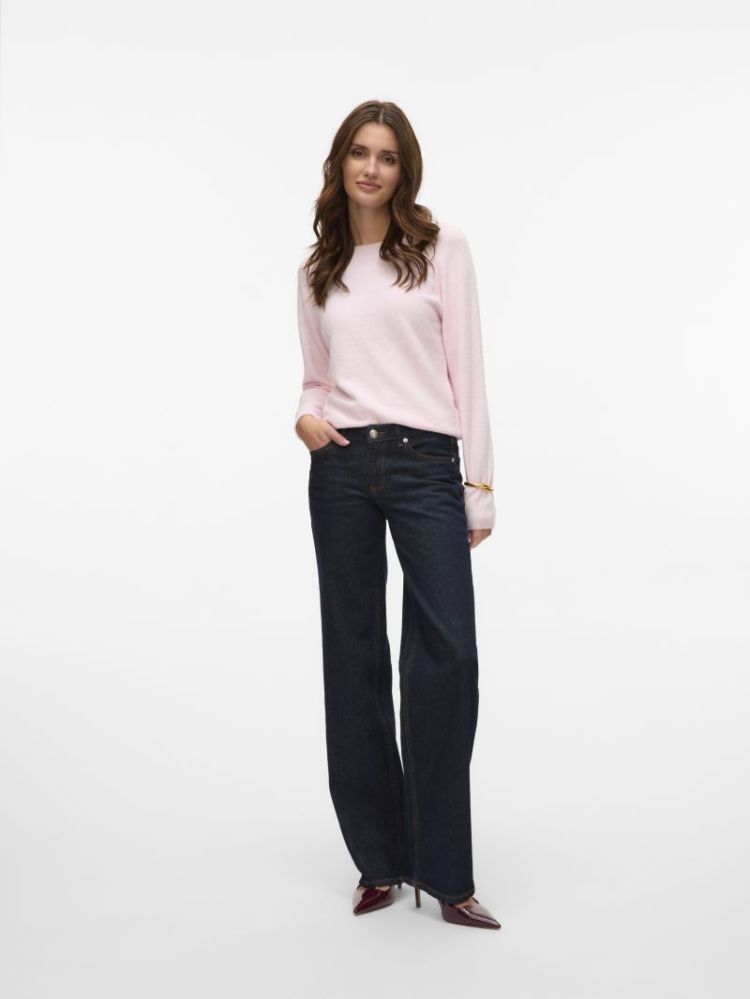 VMDOFFY LS O-NECK BLOUSE GA NO 291375001 Pink-