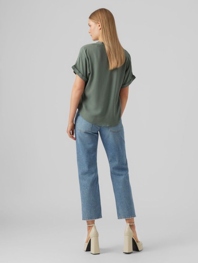 VMBEAUTY SS TOP WVN NOOS 224196 Laurel W