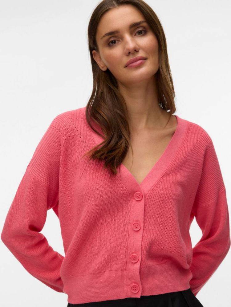 VMNEWLEXSUN LS SHORT V-NECK CA 300017 Coral Pa
