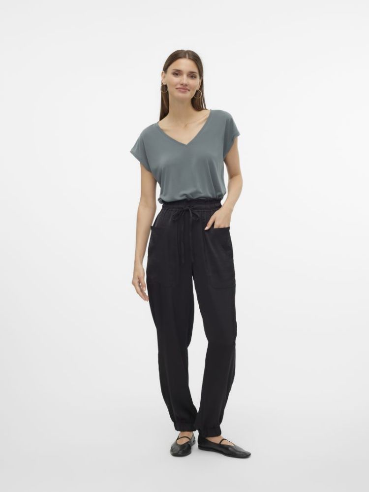 VMFILLI SS V-NECK TEE NOOS 175629 Balsam G