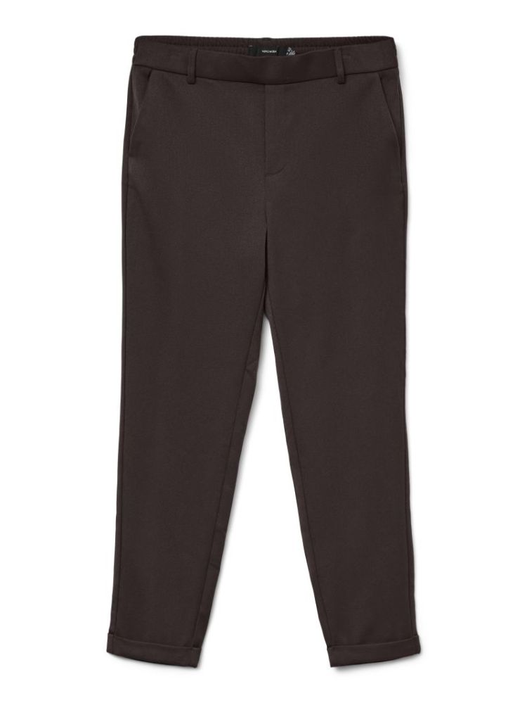 VMMAYA MW LOOSE SOLID PANT NOO 297957 Chocolat