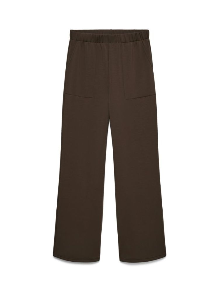 VMBELLIS MW STRAIGHT PANT BOO 297957 Chocolat