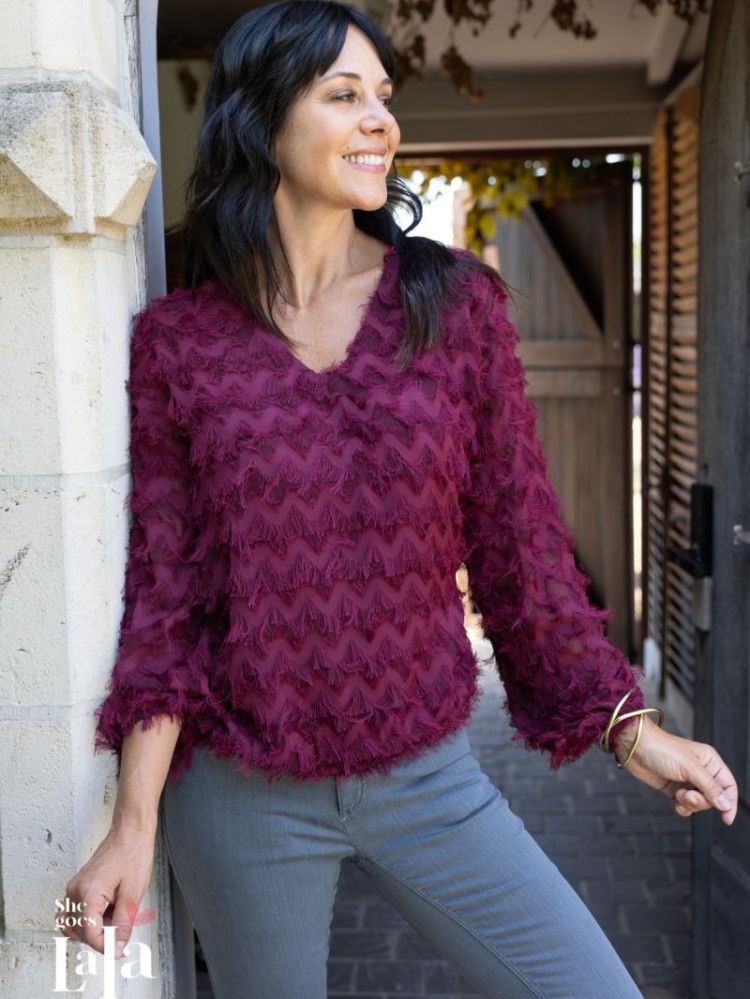 P46W816 MAJA AUBERGINE