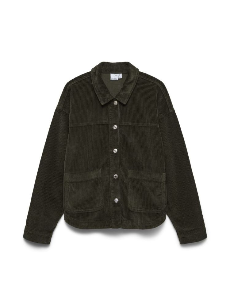 VMJAMIE LS CORDUROY SHACKET MI 186323 Forest N