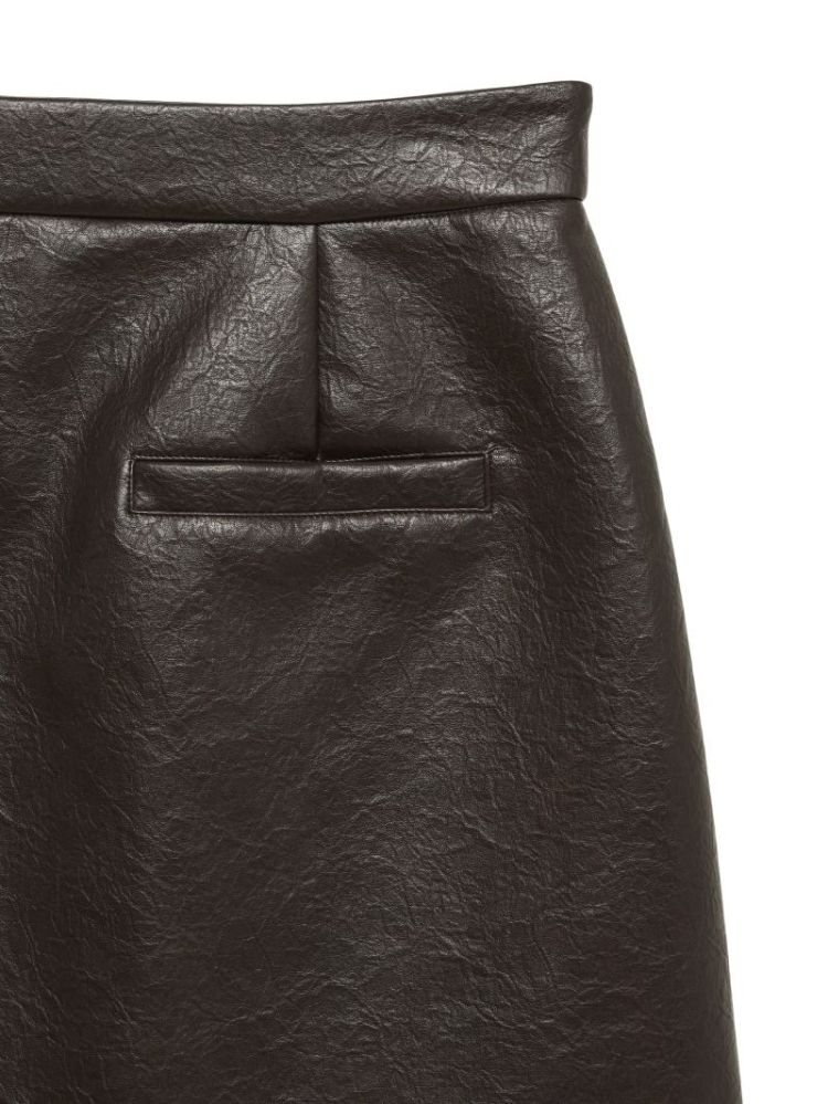 VMBRIDGET HW SHORT SKIRT JRS 297957 Chocolat