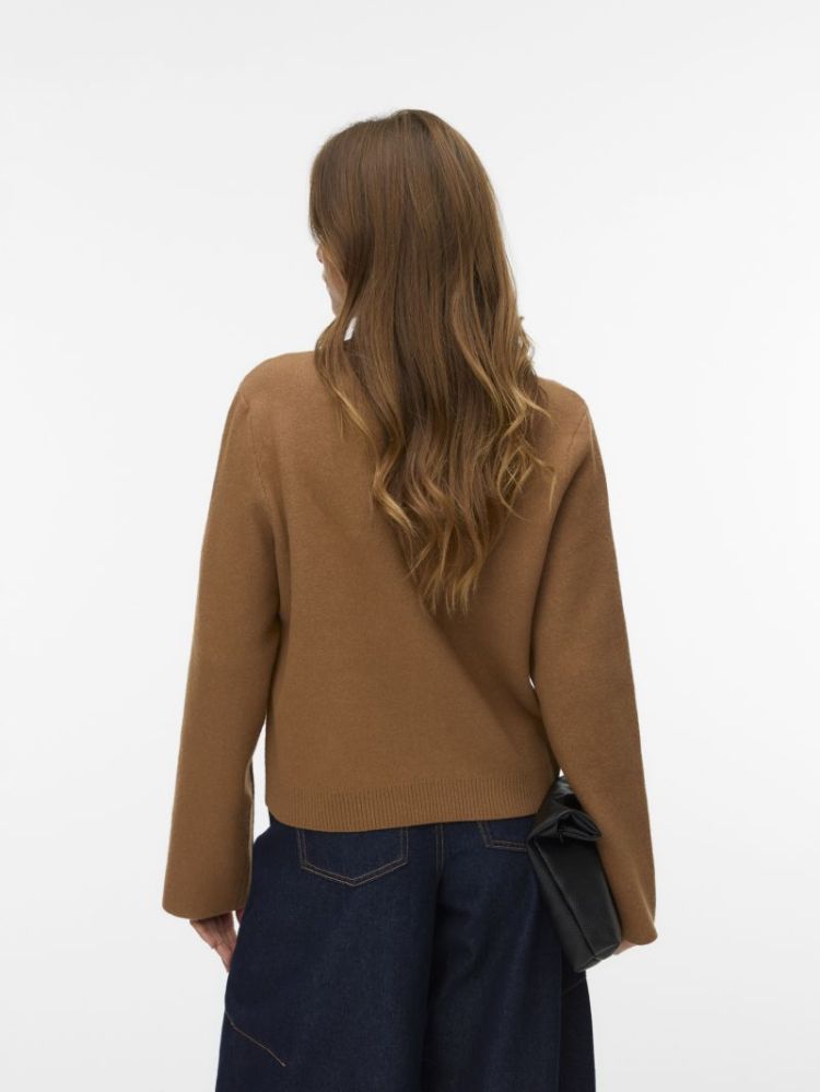 VMAPPLE LS ZIPPER CARDIGAN BOO 288475 Cocoa Br