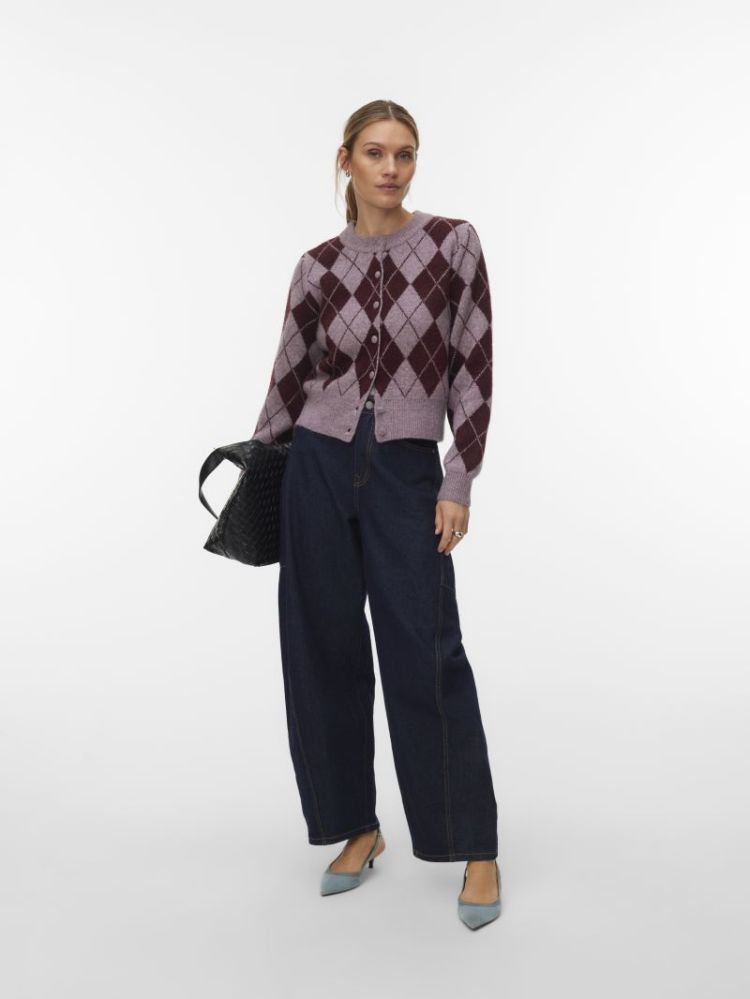 VMHALO LS O-NECK ARGYLE CARDIG 279236002 Elder