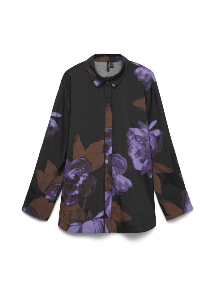VMLIA OMA LS LONG SHIRT WVN 177868001 Black