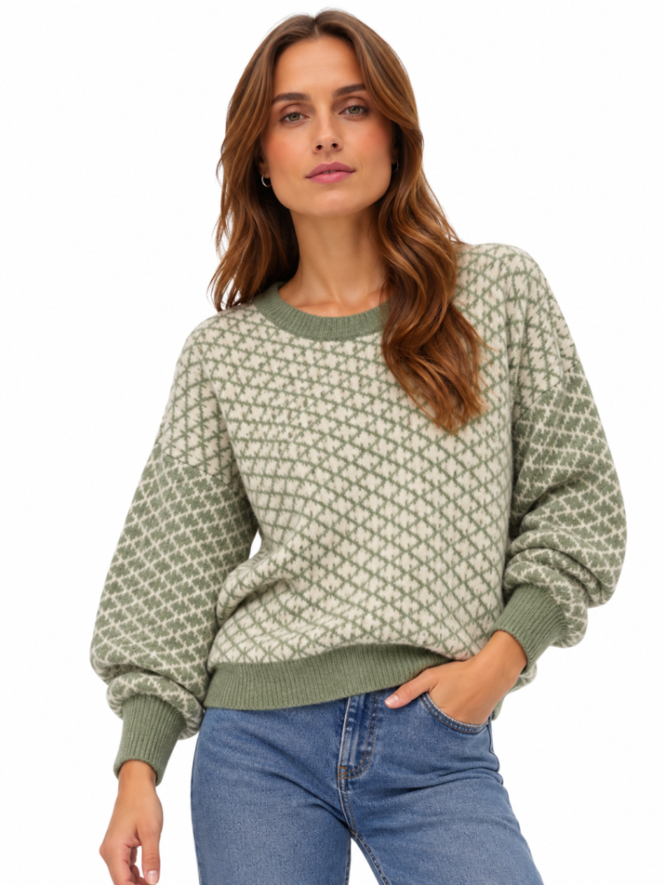 VMLOVE LS O-NECK PULLOVER BOO 242175006 Oil G