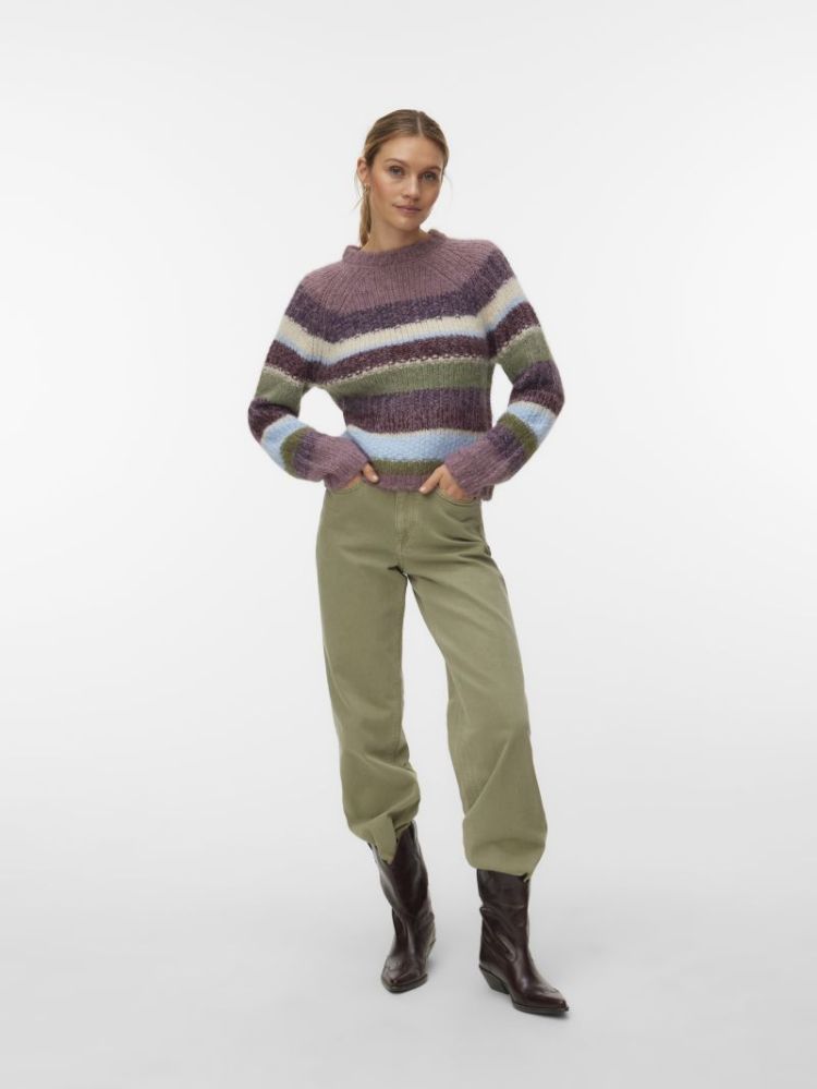 VMOSAKA LS HIGHNECK PULLOVER B 181684001 Cashm