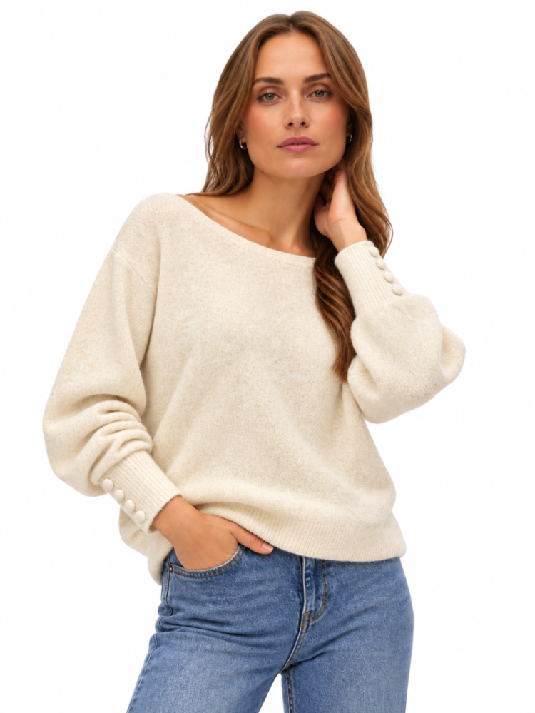 VMRAVENNA LS BATWING BOATN PUL 222913001 Birch